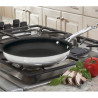 Frigideira Cuisinart 722-24NS Antiaderente Indução Inoxidável 25CM - Prata