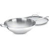 Frigideira com Tampa Cuisinart 726-38H Chef's Classic Inoxidável 35CM - Prata