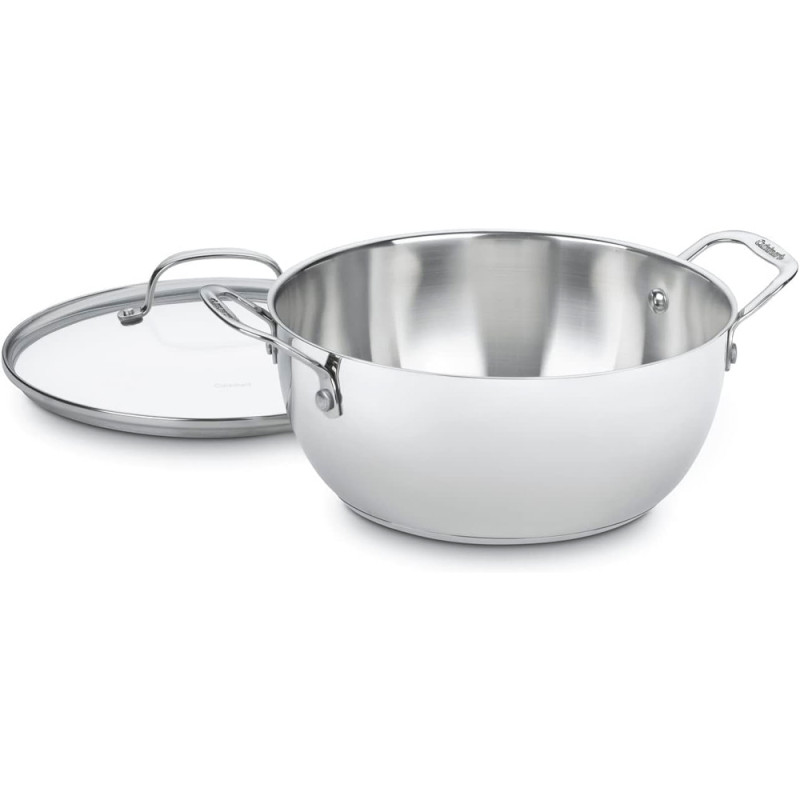 Panela com Tampa Cuisinart 755-26GD Multiuso Chef's Classic Inoxidável 5L - Prata
