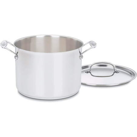 Panela com Tampa Cuisinart 766-24 Inoxidável 8L - Prata