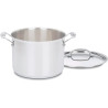 Panela com Tampa Cuisinart 766-24 Inoxidável 8L - Prata