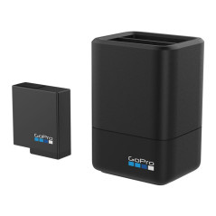 Carregador de Bateria Duplo + Bateria GoPro HERO5/6/7 - AADBD-001