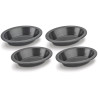 Kit mini moldes para tartas CMBM-4OPD Cuisinart Negro – 4 piezas