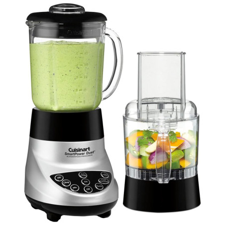 Liquidificador e Processador de Alimentos Cuisinart BFP-703BC Smart Power Duet 500W 7 Velocidades 110V - Cromo