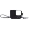 Case De Silicone GoPro Com Cordão Ajustável Para HERO5/6/7 - Preto  - ACSST-001