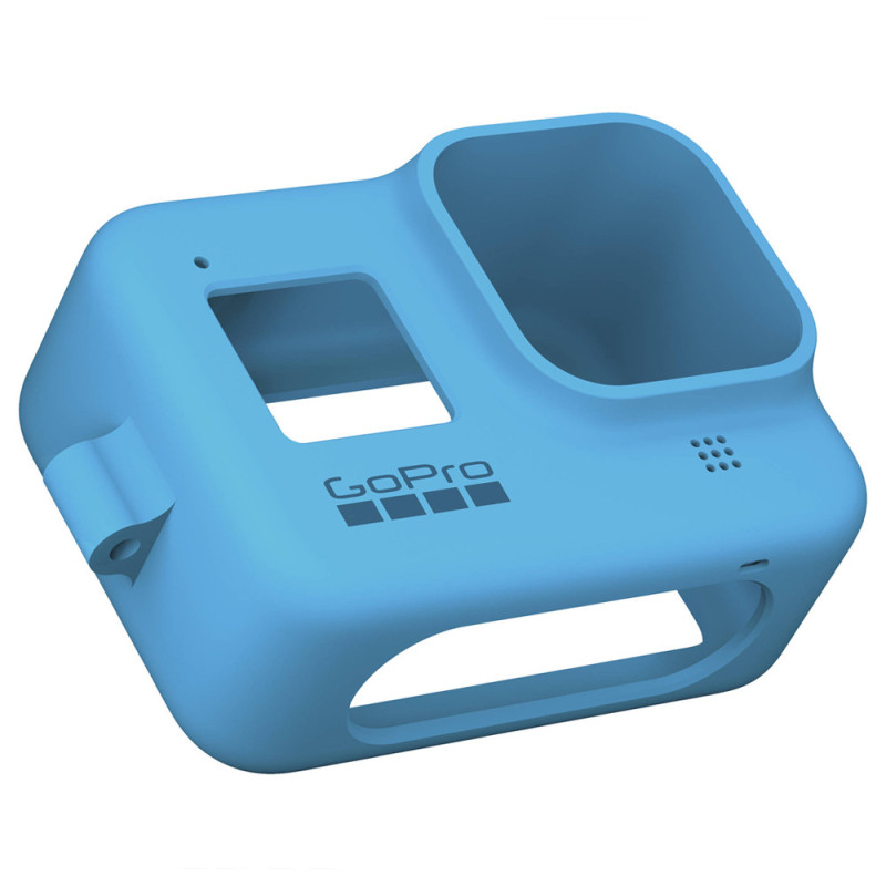 Case De Silicone GoPro Com Cordão Ajustável Para HERO8  Azul - AJSST-003