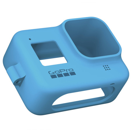 Case De Silicone GoPro Com Cordão Ajustável Para HERO8  Azul - AJSST-003