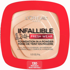 Base L'Oréal Infaillible True Beige 130 - Pó compacto 24h