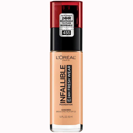 Base Líquida L'Oréal Infallible 455 Natural Buff 30ML