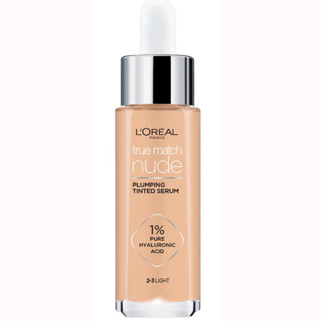 Sérum L'Oréal True Match Nude com 1% de Ácido Hialurônico 2-3 Light 30ML