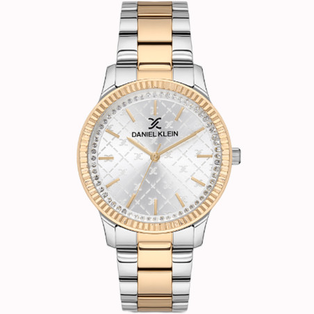 Reloj Femenino Daniel Klein DK.1.12540 4 Premium – Plata/Dorado