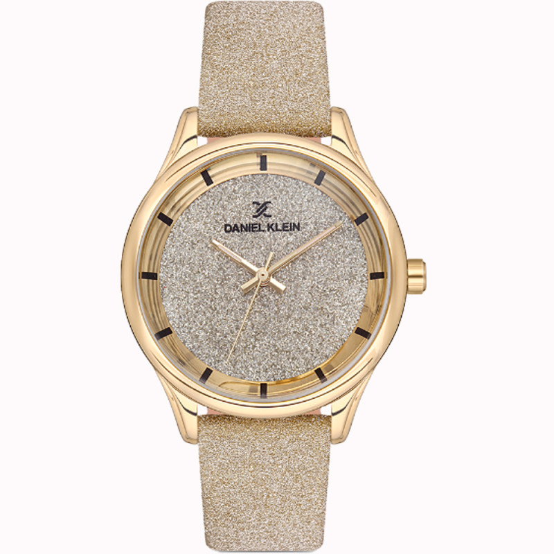 Relógio Feminino Daniel Klein DK.1.12667-3 - Gold Glitter