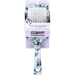 Escova Quadrado Conair Impressions Floral – Cerdas macias