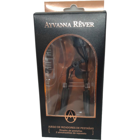 Ayvanna Rêver Black Eyelash Curler - Compact & Ergonomic