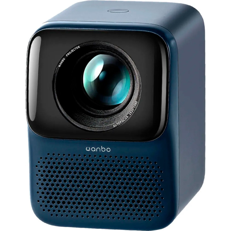 Projetor Wanbo T2 Max Android 9 1GB+16GB 1080P 450 ANSI Auto Focus Azul