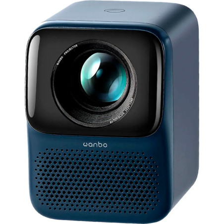 Projetor Wanbo T2 Max Android 9 1GB+16GB 1080P 450 ANSI Auto Focus Azul