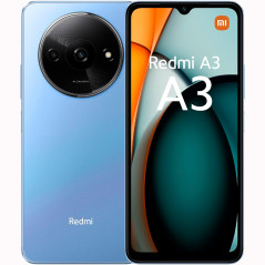 Smartphone Xiaomi Redmi A3 Dual SIM 4GB+128GB 6.71" OS 14 - Estrela Azul US 54093
