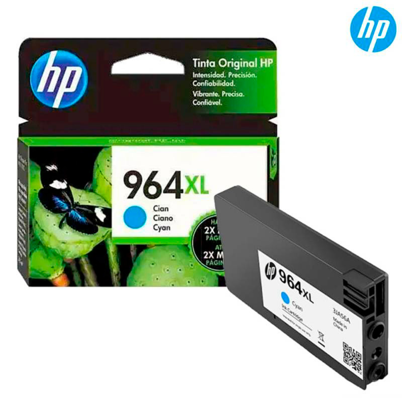 Cartucho HP 964XL Ciano - 3JA54AL