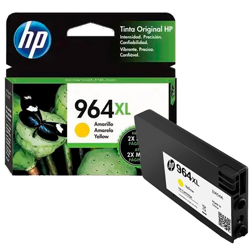 HP 964XL Yellow Ink Cartridge, 22.8ML - High Yield