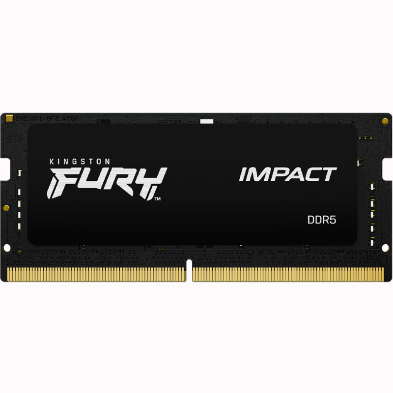 Memória Notebook Kingston DDR5 8GB 4800MHz Fury Impact - KF548S38IB-8