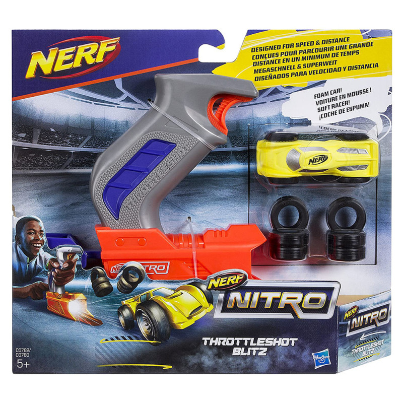 Lançador De Carro Hasbro Nerf C0782 Nitro Hrottles