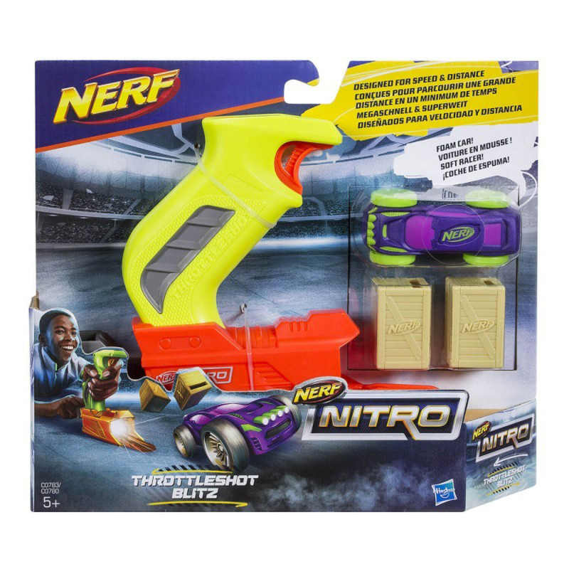 Lançador De Carro Hasbro Nerf C0783 Nitro Hrottles