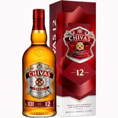 Whisky Chivas Regal 12 Years 1L - 40% Alc. - Escócia