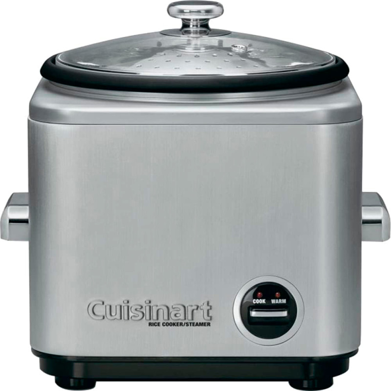 Panela Elétrica de Arroz Cuisinart CRC-800P1 Vaporizador 8 Xícaras 110V Inox