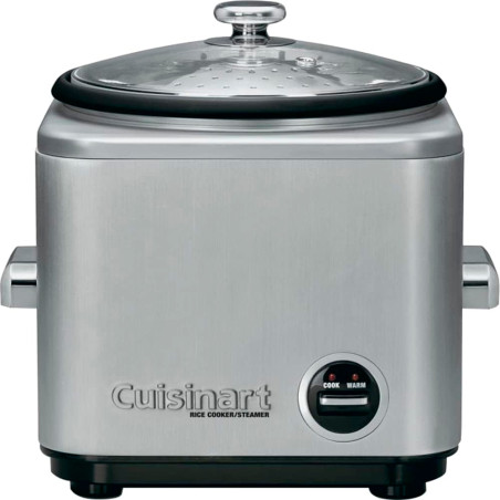 Panela Elétrica de Arroz Cuisinart CRC-800P1 Vaporizador 8 Xícaras 110V Inox