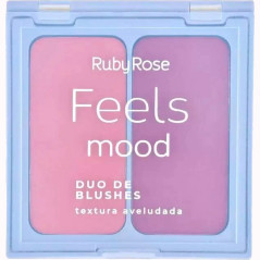 Blush en polvo Feels Mood Ruby Rose HB 870M - Dúo de...