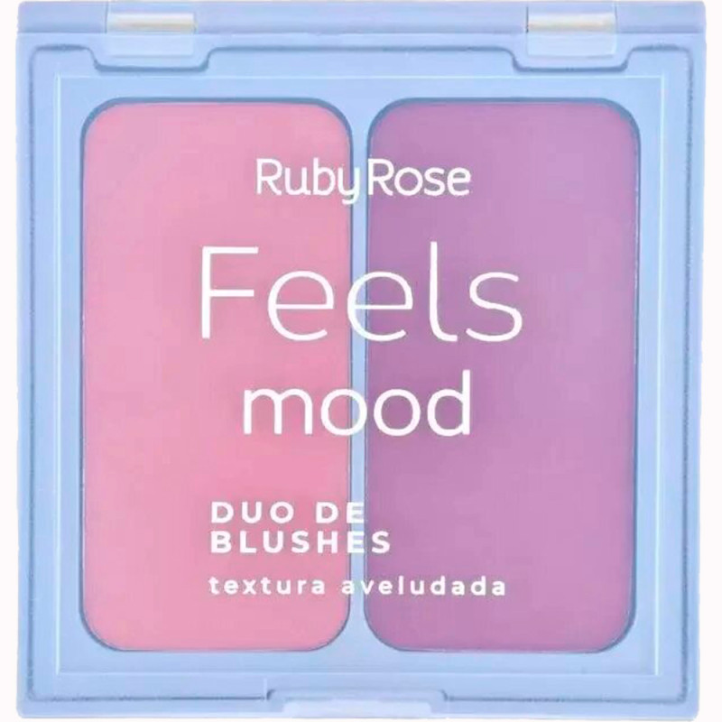Blush em Pó Ruby Rose Feels Mood HB 870M