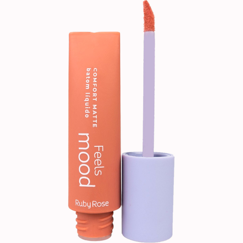 Batom Ruby Rose Feels Mood HB 8230 - Matte e Hidratante