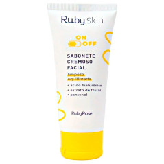 Sabonete Cremoso Facial Ruby Rose ON OFF HB 327 - 100ML