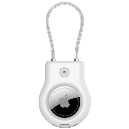 Suporte Seguro com Cabo Para Airtag Belkin MSC009BTWH - Branco