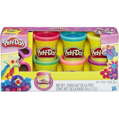Composto Hasbro Play-Doh A5417 Sparkle Compound Collecti