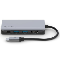 Belkin Hub AVC006BTSGY USB-C 4-in-1 - HDMI 4K, PD 100W
