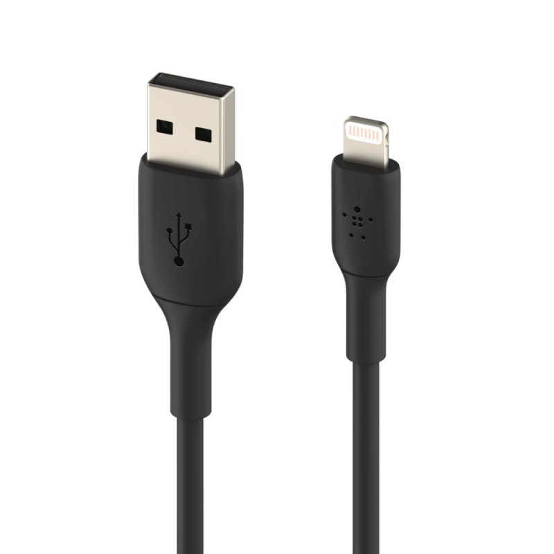 Cabo Belkin BoostCharge 1M USB-A/Lightning Preto - CAA001BT1MBK