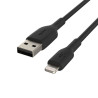 Cabo Belkin BoostCharge 1M USB-A/Lightning Preto - CAA001BT1MBK
