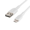 Cabo Belkin BoostCharge 2M USB-A/Lightning Branco - CAA001BT2MWH
