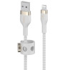 Cabo Belkin BoostCharge Pro 1M USB-A/Lightning Branco - CAA010BT1MWH