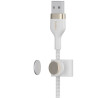 Cabo Belkin BoostCharge Pro 1M USB-A/Lightning Branco - CAA010BT1MWH