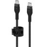 Cabo Belkin BoostCharge Pro Flex 2M USB-C/USB-C 60W Preto - CAB011BT2MBK