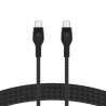 Cabo Belkin BoostCharge Pro Flex 2M USB-C/USB-C 60W Preto - CAB011BT2MBK