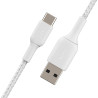 Cabo Belkin BoostCharge 2M USB-C/USB-A Branco - CAB002BT2MWH
