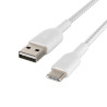 Cabo Belkin BoostCharge 2M USB-C/USB-A Branco - CAB002BT2MWH