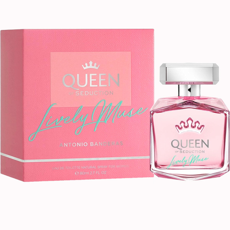 Perfume Antonio Banderas Queen of Seduction Lively Muse Eau de Toilette Feminino 80ML