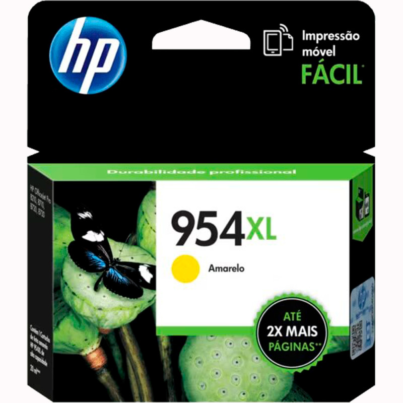 Cartucho HP 954XL 20ML - Amarelo L0S68AL