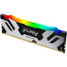 Memória Kingston DDR5 32GB 6400MHz Fury Renegade RGB Silver KF564C32RSA-32