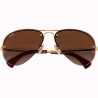 Óculos Ray Ban Unissex RB3449 001/13 59 - Ouro Polido