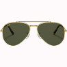Óculos Ray Ban Unissex RB3625 919631 58 - Ouro Polido